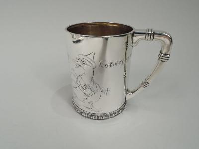  Tiffany Co Antique Tiffany Victorian Nursery Rhyme Goosey Gander Baby Cup