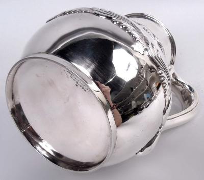  Tiffany Co Antique Tiffany Wave Edge Sterling Silver Water Pitcher