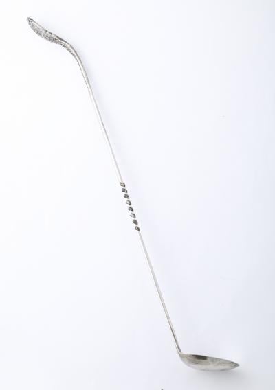  Tiffany Co Chrysanthemum by Tiffany Sterling Silver Claret Ladle Twist Handle