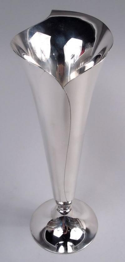 Tiffany Co Classic Tiffany Midcentury Modern Abstract Calla Lily Vase