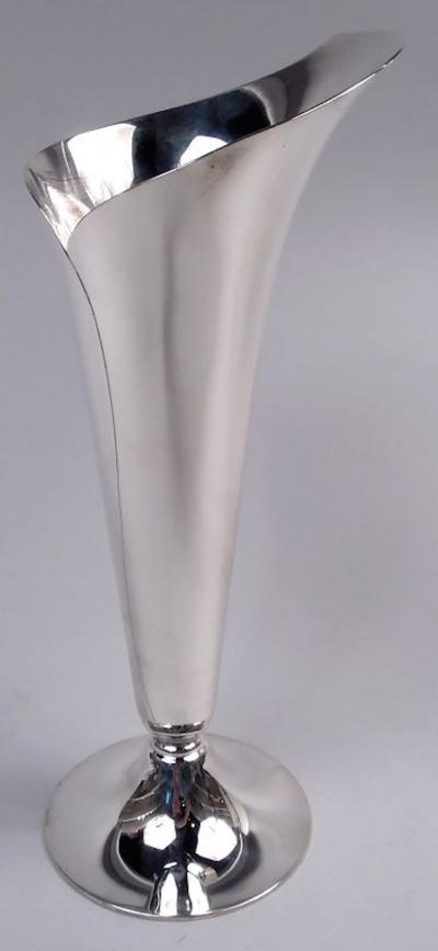  Tiffany Co Classic Tiffany Midcentury Modern Abstract Calla Lily Vase