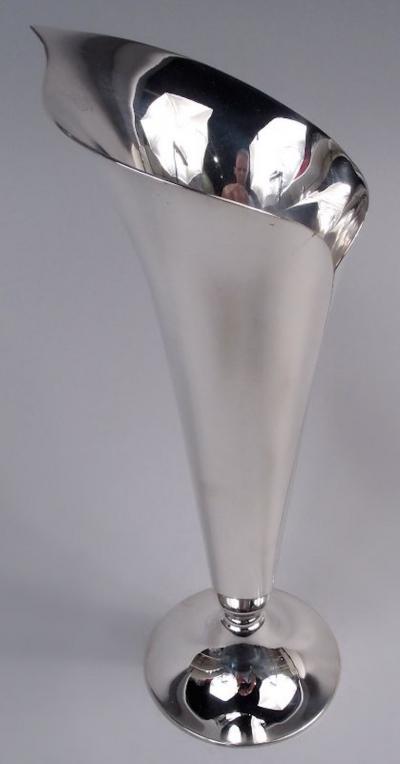  Tiffany Co Classic Tiffany Midcentury Modern Abstract Calla Lily Vase