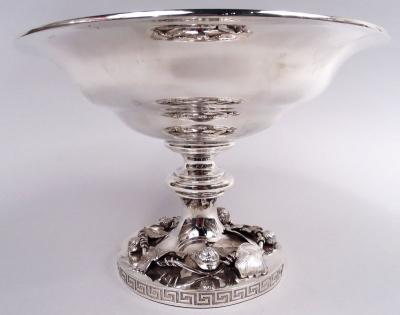  Tiffany Co Early Tiffany New York Classical Sterling Silver Strawberry Compote