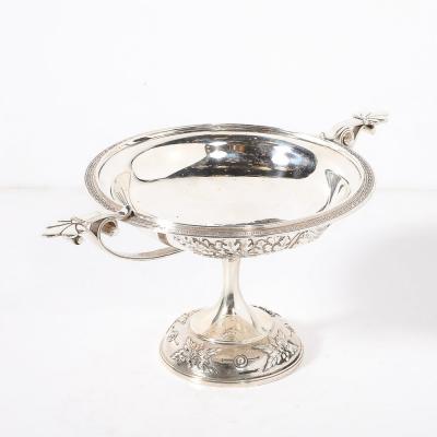  Tiffany Co Early Tiffany Sterling Silver Greek Revival Classical Kylix Compote