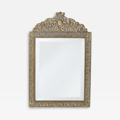  Tiffany Co Elegant Gilded Age Gilt Bronze Standing Mirror signed Tiffany Co