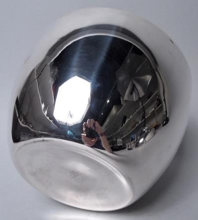  Tiffany Co Extra Large Tiffany Midcentury Modern Sterling Silver Apple Ice Bucket