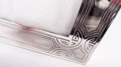  Tiffany Co Large Antique Tiffany Art Nouveau Sterling Silver Picture Frame