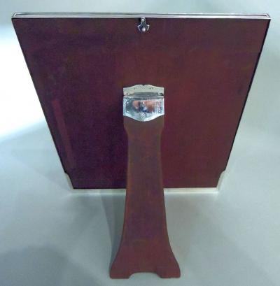  Tiffany Co Large Antique Tiffany Art Nouveau Sterling Silver Picture Frame