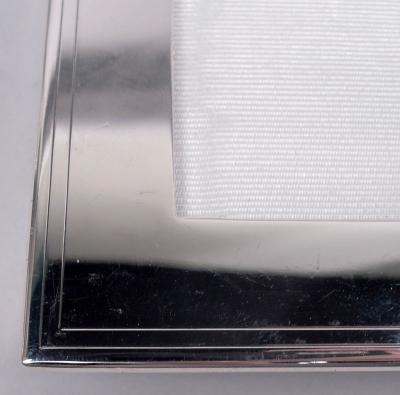  Tiffany Co Large Tiffany American Modern Sterling Silver Picture Frame