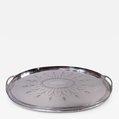  Tiffany Co Large Tiffany Edwardian Regency Sterling Silver Tea Tray
