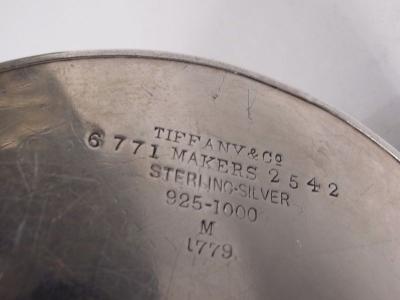  Tiffany Co Large Tiffany Japonesque Applied Sterling Silver Inkwell with Beetle