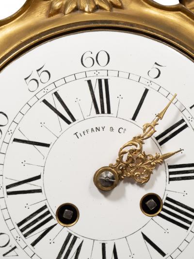  Tiffany Co Louis XVI Style Bronze Wall Clock Retailed By Tiffany