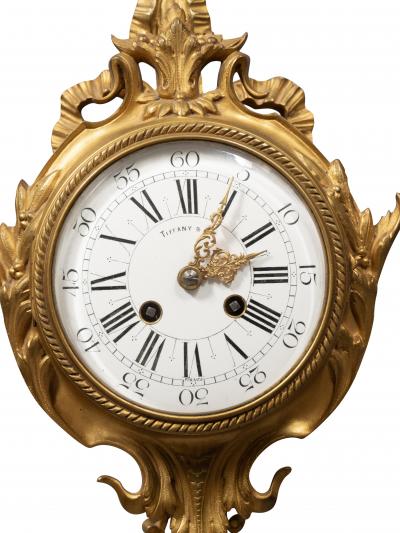  Tiffany Co Louis XVI Style Bronze Wall Clock Retailed By Tiffany