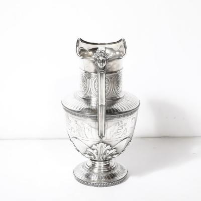  Tiffany Co Museum Quality Neo Grec Tiffany Co Sterling Silver Ewer by Edward C Moore