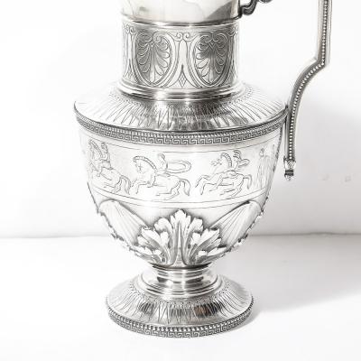  Tiffany Co Museum Quality Neo Grec Tiffany Co Sterling Silver Ewer by Edward C Moore