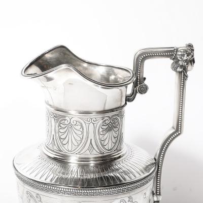  Tiffany Co Museum Quality Neo Grec Tiffany Co Sterling Silver Ewer by Edward C Moore