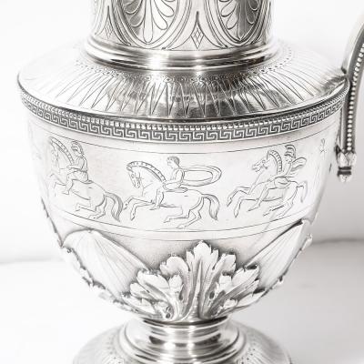  Tiffany Co Museum Quality Neo Grec Tiffany Co Sterling Silver Ewer by Edward C Moore