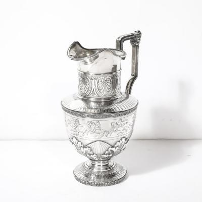 Tiffany Co Museum Quality Neo Grec Tiffany Co Sterling Silver Ewer by Edward C Moore