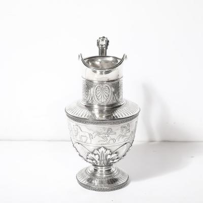  Tiffany Co Museum Quality Neo Grec Tiffany Co Sterling Silver Ewer by Edward C Moore