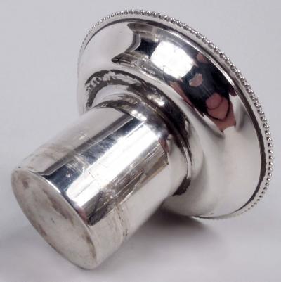  Tiffany Co Pair of Antique Tiffany Neoclassical Sterling Silver Candlesticks