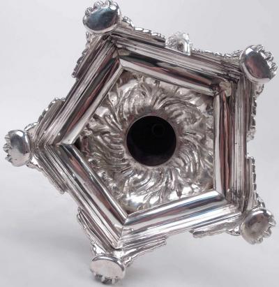  Tiffany Co Pair of Sumptuous Tiffany Victorian Classical 5 Light Candelabra