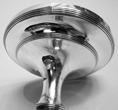  Tiffany Co Pair of Tiffany Edwardian Classical Sterling Silver Candlesticks