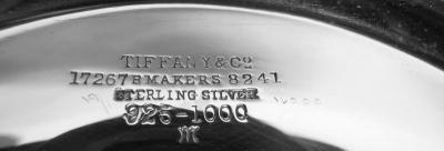  Tiffany Co Pair of Tiffany Edwardian Classical Sterling Silver Candlesticks