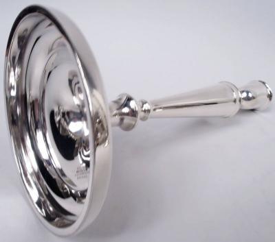  Tiffany Co Pair of Tiffany Edwardian Classical Sterling Silver Candlesticks