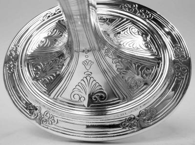  Tiffany Co Pair of Tiffany Edwardian Classical Sterling Silver Candlesticks