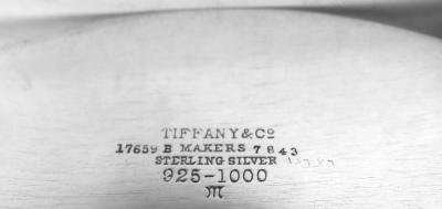  Tiffany Co Pair of Tiffany Edwardian Classical Sterling Silver Candlesticks