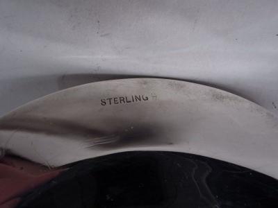  Tiffany Co Pair of Tiffany Edwardian Georgian Sterling Silver Candlesticks