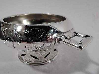  Tiffany Co Pair of Tiffany Japonesque Open Salts with Early Union Square Mark