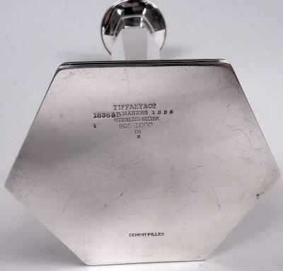  Tiffany Co Pair of Tiffany Modern Georgian Sterling Silver Candlesticks