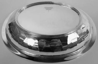  Tiffany Co Pair of Tiffany Saint Dunstan Sterling Silver Covered Vegetable Dishes