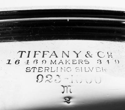  Tiffany Co Pair of Tiffany Saint Dunstan Sterling Silver Covered Vegetable Dishes