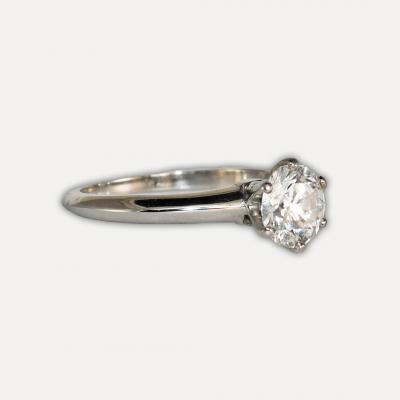  Tiffany Co Platinum Tiffany Co Diamond Solitaire Ring 1 03 ct GIA Certified 