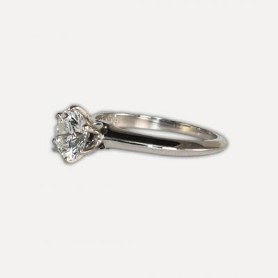  Tiffany Co Platinum Tiffany Co Diamond Solitaire Ring 1 03 ct GIA Certified 