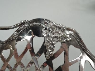  Tiffany Co Pretty Antique Tiffany American Edwardian Sterling Silver Basket