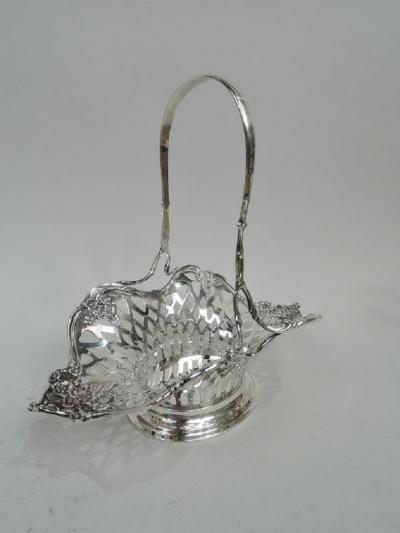  Tiffany Co Pretty Antique Tiffany American Edwardian Sterling Silver Basket