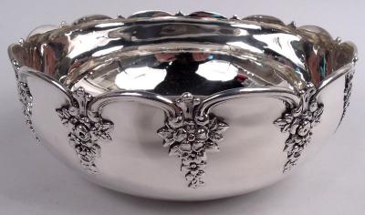  Tiffany Co Pretty Antique Tiffany Edwardian Sterling Silver Bowl