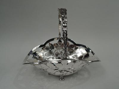  Tiffany Co Pretty Tiffany Art Nouveau Sterling Silver Basket
