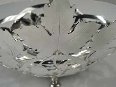 Tiffany Co Pretty Tiffany Art Nouveau Sterling Silver Basket