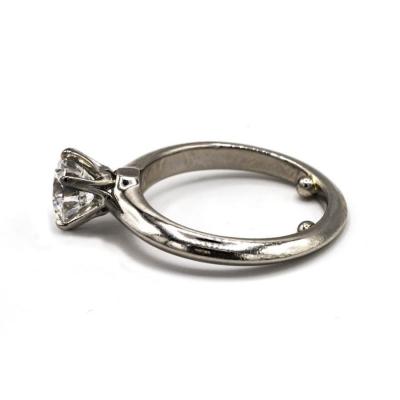  Tiffany Co ROUND DIAMOND D COLOR SI1 CLARITY GIA SET IN A PLATINUM TIFFANY CO SOLITAIRE