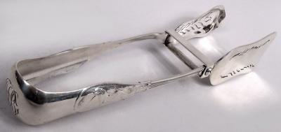  Tiffany Co Rare Tiffany Japanese Sterling Silver Asparagus Tongs