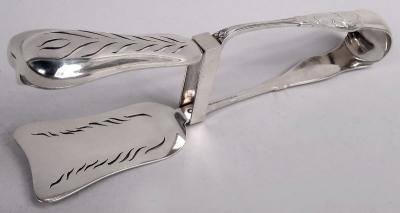  Tiffany Co Rare Tiffany Japanese Sterling Silver Asparagus Tongs