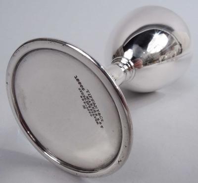  Tiffany Co Set of 10 Tiffany American Art Deco Sterling Silver Cocktail Cups