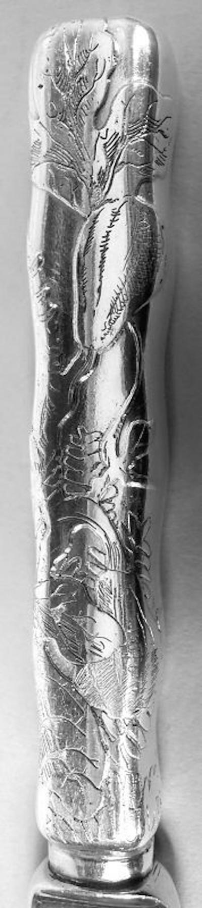  Tiffany Co Set of 12 Tiffany Lap Over Edge Sterling Silver Dessert Knives