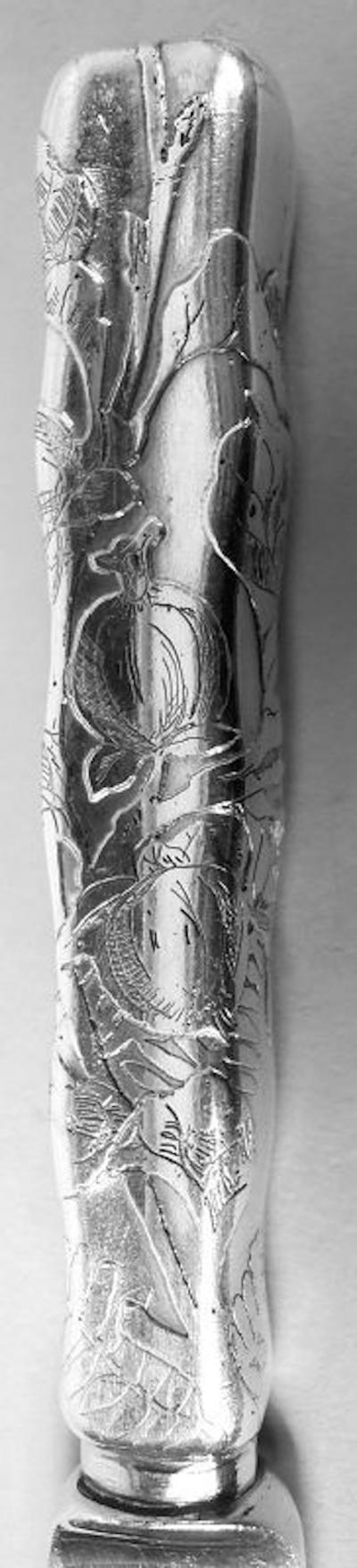  Tiffany Co Set of 12 Tiffany Lap Over Edge Sterling Silver Dessert Knives