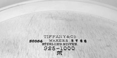  Tiffany Co Set of 12 Tiffany Modern Sterling Silver Bread Butter Plates