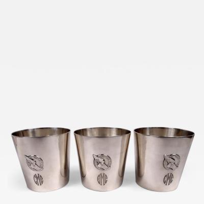  Tiffany Co Set of 3 Tiffany Tumblers Awarded as New York Athletic Club Trophies